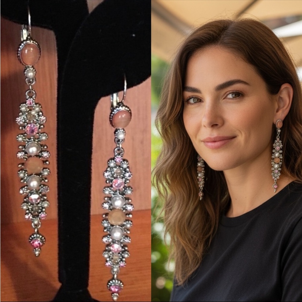 Pieced earrings